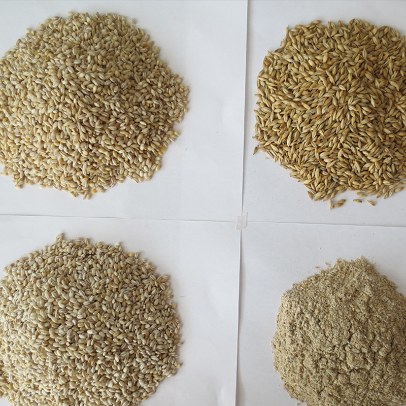 Chine low lose automatic wheat barley rice peeling machine